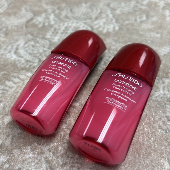 Brand New Shiseido Set of 2 Ultimune Power Infusing Concentrate Hydrating Serum - Picture 8 of 9